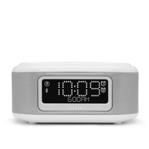 Loa bluetooth kiêm dock sạc không dây Chuẩn Qi, đồng hồ báo thức... iHome iBTW23