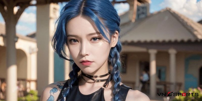 jinx-cosplay-hon20nhien Nét đẹp cosplay Jinx siêu phẩm