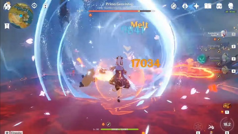 Khiên Genshin Impact có lượng hấp thụ sát thương đa dạng