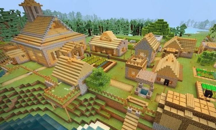 lang-tho-ren-bang-gia-la-mot-trong-cac-hat-giong-minecraft-tot Làng thợ rèn băng giá là một trong các hạt giống Minecraft tốt