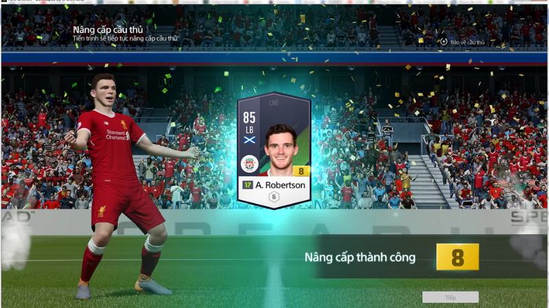 Một số lưu ý cần biết khi nâng cấp cầu thủ FIFA Online 4