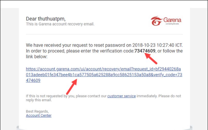 ma-xac-nhan-gui-ve-mail-khi-doi-mat-khau-lien-quan Mã xác nhận gửi về mail khi đổi mật khẩu