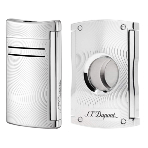 Bộ bật lửa kèm cắt xì gà S.T. DUPONT MAXIJET