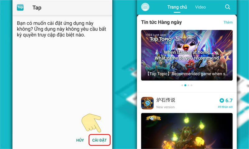mo-trinh-duyet-va-nhap-ten-tapio Mở trình duyệt và nhập tên Tap.io vào thanh tìm kiếm
