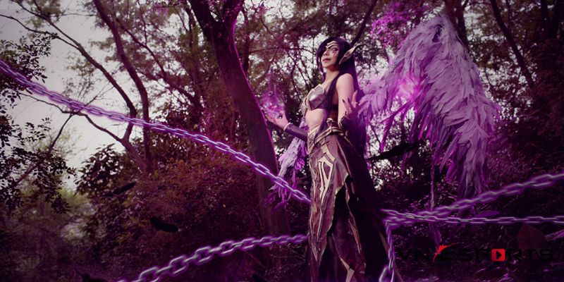 morgana-cosplay-lmht-3 Cosplay LOL Morgana với những sợi xích người