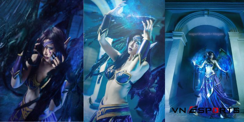 morgana-cosplay-lmht-6 cosplay Morgana tạo dáng chụp hình