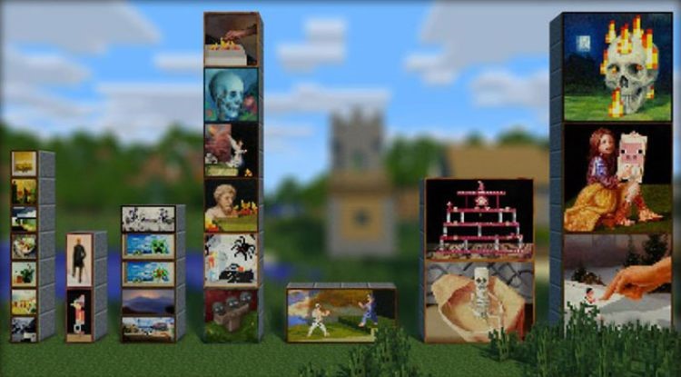 mot-so-buc-tranh-noi-bat-trong-game-minecraft Một số bức tranh nổi bật trong game Minecraft