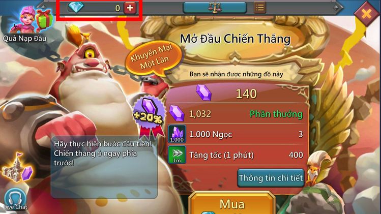 Ngọc có tầm quan trọng như thế nào khi chơi Lord Mobile?