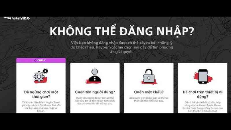 Cách lấy lại tài khoản khi quên mật khẩu