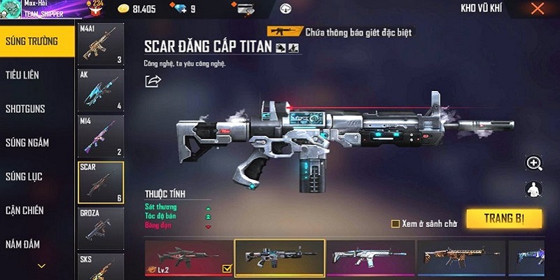nhung-buoc-thuc-hien-cach-trang-bi-sung-trong-free-fire Những bước thực hiện cách trang bị súng trong Free Fire