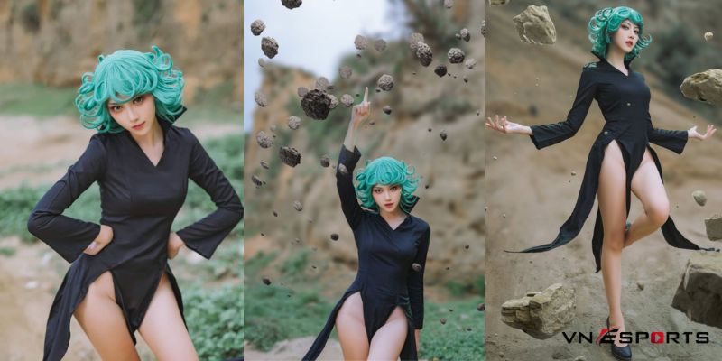 Trang phục cosplay Tatsumaki liên quân sexy