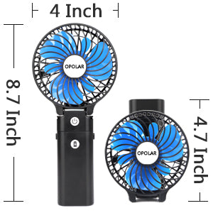 OPOLAR Handheld Fan with 5200mAh Power Bank