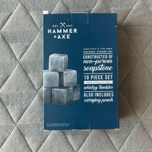 Set đá lạnh không tan 10 viên Hammer & Axe whiskey stones