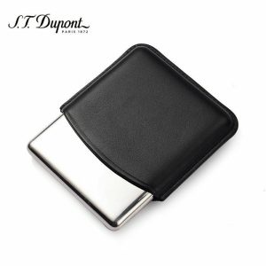Bao đựng thuốc lá S.T Dupont Case metal/lether black
