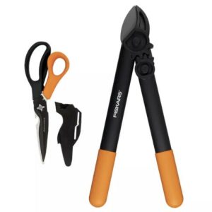 Set dụng cụ làm vườn và kéo cắt cành Fiskars