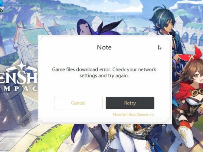 Tại sao không tải được game Genshin Impact?