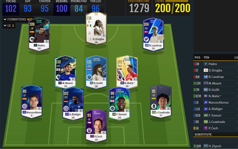 Team Color là một trong số cách giảm lương cầu thủ FO4 hữu hiệu