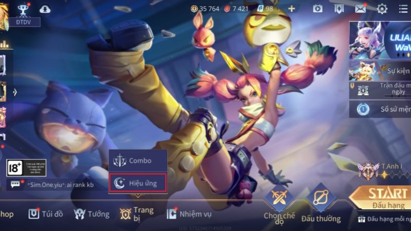 thiet-lap-emote-lien-quan Hướng dẫn thiết lập Emote trong game Liên Quân chi tiết