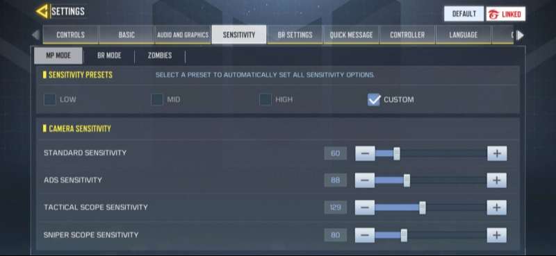 thong-so-cai-dat-do-nhay-call-of-duty-mobile-che-do-nhieu-nguoi-choi Thông số cài đặt độ nhạy Call Of Duty Mobile chế độ nhiều người chơi