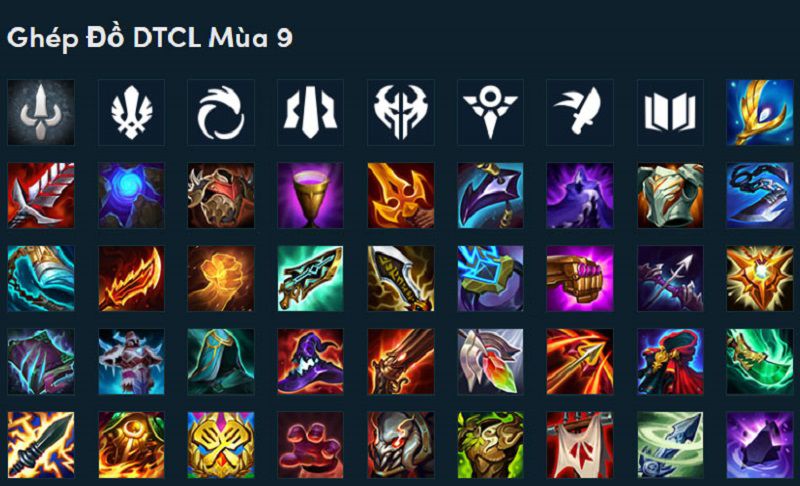 trang-bi-trong-dtcl-mua-9 Trang bị trong ĐTCL mùa 9