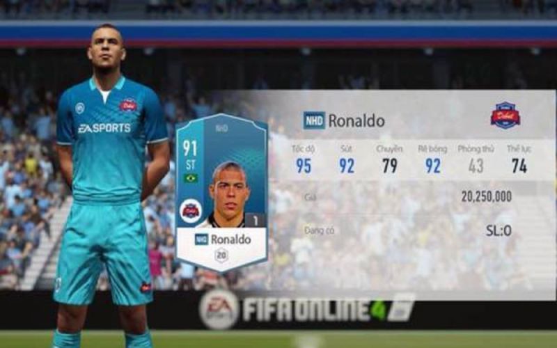 Trong game mỗi cầu thủ sẽ có mức lương khác nhau