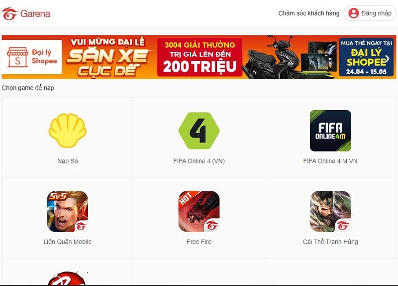 trung-tam-nap-the-free-fire Nạp thẻ cào Free Fire tại trung tâm nạp thẻ