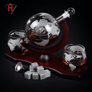 Set bình đựng rượu Moho Premium Whiskey Decanter