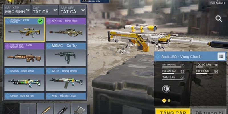 Vũ khí đa dạng trong cách chơi Call of Duty Warzone Mobile