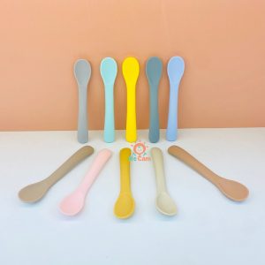 Thìa ăn dặm silicone cho bé