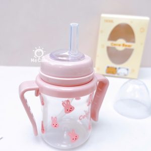 Bình tập hút uống nước, uống sữa Coco Bear 180ml cho bé