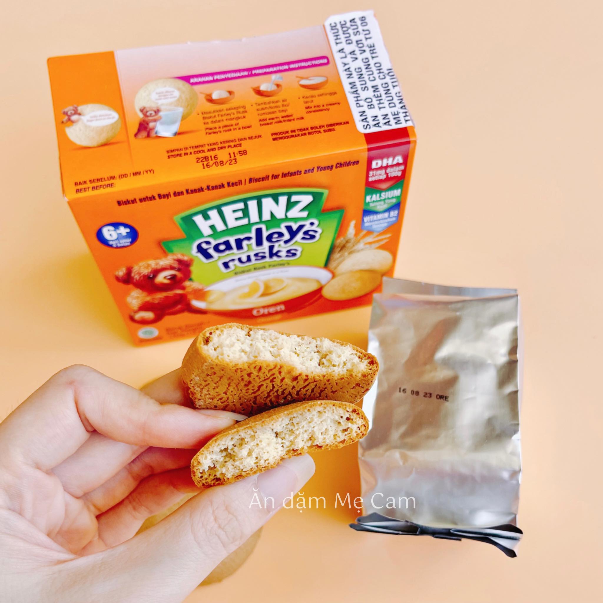 Bánh quy Heinz Farley's Rusks 6m