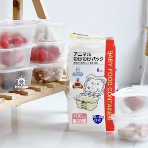 Khay, hộp trữ đông Richell trữ thức ăn cho bé ăn dặm