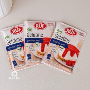 Gelatin hữu cơ dạng bột Ruf và dạng lá Ewald