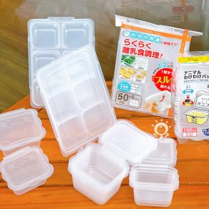 Khay, hộp trữ đông Richell trữ thức ăn cho bé ăn dặm
