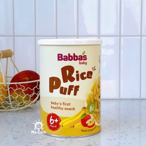 Bánh gạo Babba's Baby Malaysia cho bé từ 6 tháng
