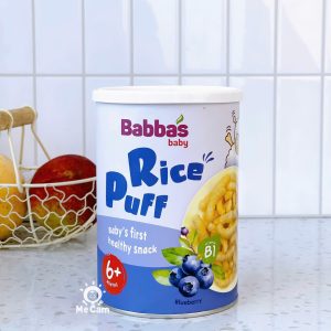 Bánh gạo Babba's Baby Malaysia cho bé từ 6 tháng