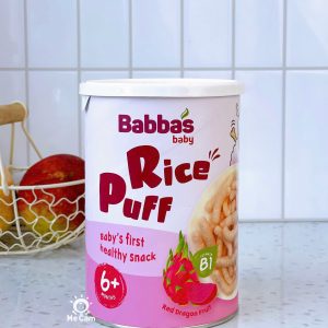 Bánh gạo Babba's Baby Malaysia cho bé từ 6 tháng