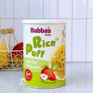 Bánh gạo Babba's Baby Malaysia cho bé từ 6 tháng