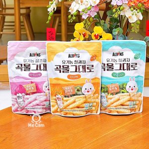 Bánh gạo que hữu cơ Alvins