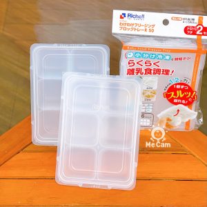 Khay, hộp trữ đông Richell trữ thức ăn cho bé ăn dặm