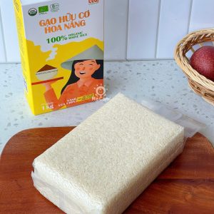 Gạo hữu cơ Hoa Nắng vàng lúa chín 1kg