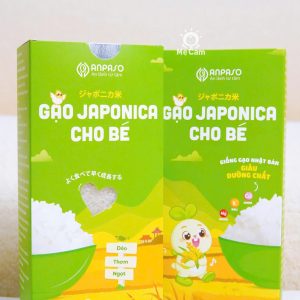 Gạo japonica Anpaso cho bé ăn dặm