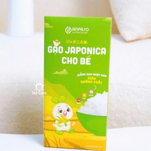 Gạo japonica Anpaso cho bé ăn dặm