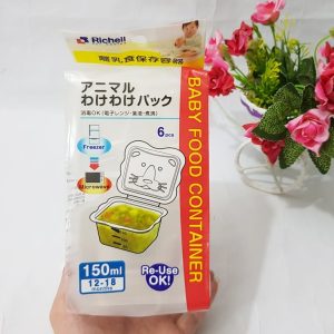 Khay, hộp trữ đông Richell trữ thức ăn cho bé ăn dặm