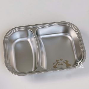 Khay ăn dặm inox chia ngăn