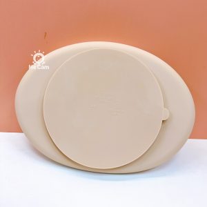 Khay silicone chia ngăn hình oval Coco Bear