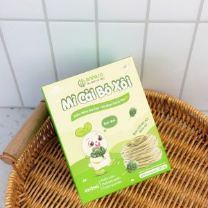 Mì ăn dặm Anpaso rau cải bó xôi và bí đỏ cho bé từ 6 tháng