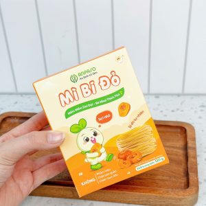Mì ăn dặm Anpaso rau cải bó xôi và bí đỏ cho bé từ 6 tháng