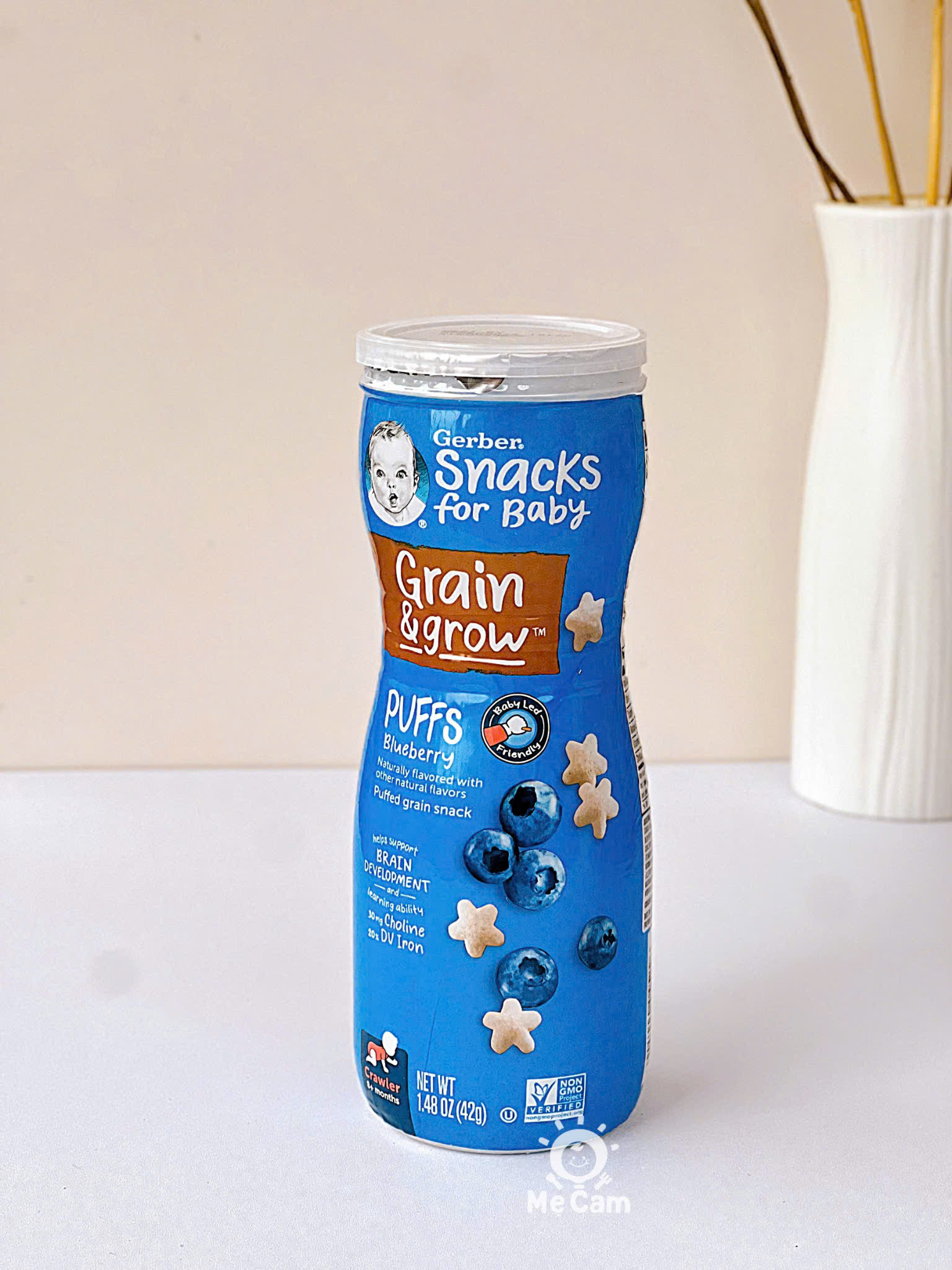 Bánh ăn dặm hình ngôi sao Gerber Puffs
