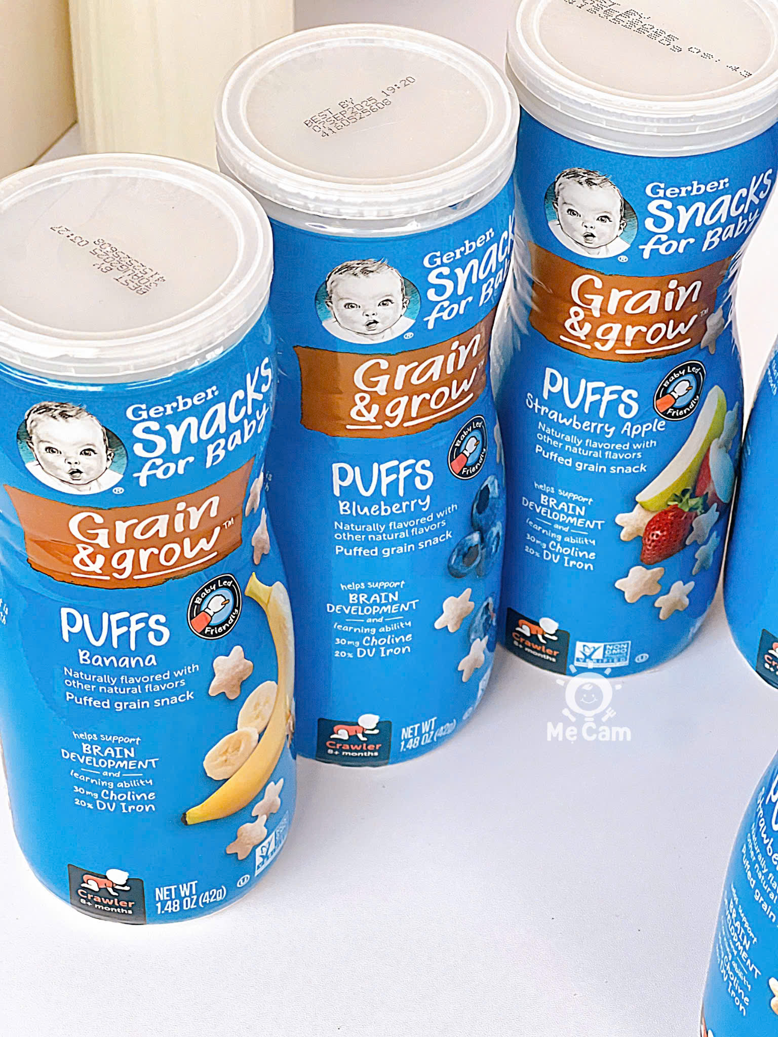 Bánh ăn dặm hình ngôi sao Gerber Puffs